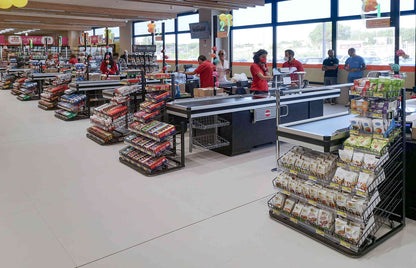 Intrac Quadra checkout line in a Conad superstore