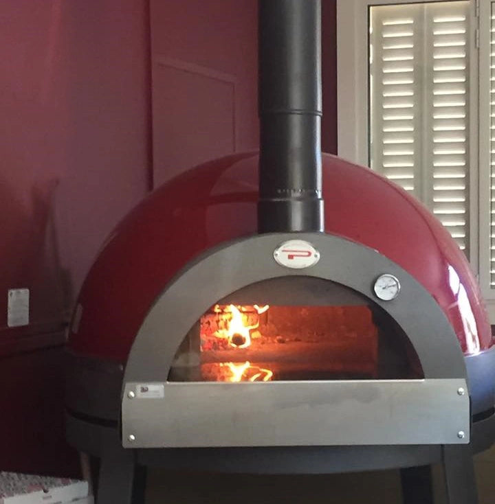 Pavesi Forni JOY 90 with custom red exterior finish