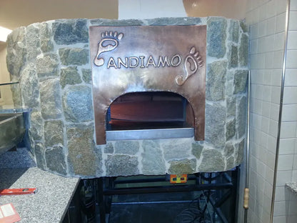 Pavesi Forni Twister Side with custom stone exterior finish