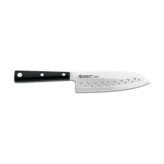 Hasaki Santoku Knife, Perforated Blade HC50016B, 16 cm, product photo