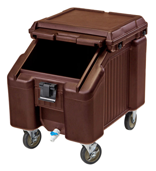 Cambro ICS100L ice caddy in dark brown