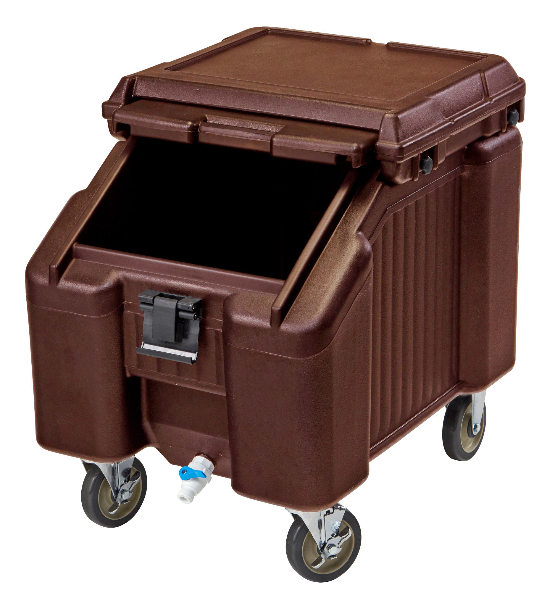 Cambro ICS100L ice caddy in dark brown
