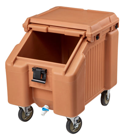 Cambro ICS100L ice caddy in coffee beige