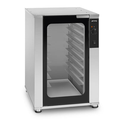 Smeg LEV43 proving cabinet, three-quarter view with door open
