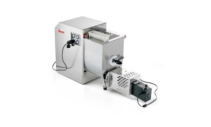 Sirman Concerto 5 pasta extruder, rear view showing the motor unit and power cable