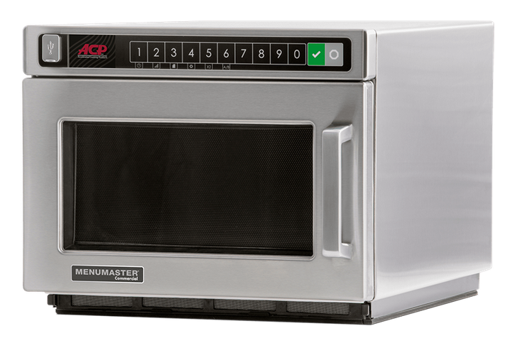 Menumaster DEC18E2 microwave oven, angled view