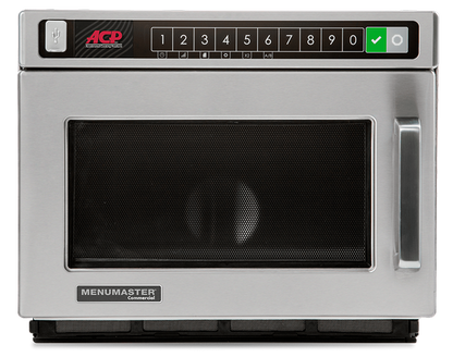 Menumaster DEC18E2 compact microwave oven, front view