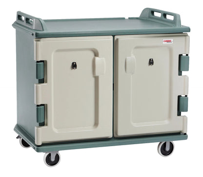 Cambro MDC1418S20 meal delivery cart in slate blue