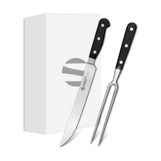 Maitre Carving Set MX02S02B, Knife and Fork, 2 Pcs, product photo