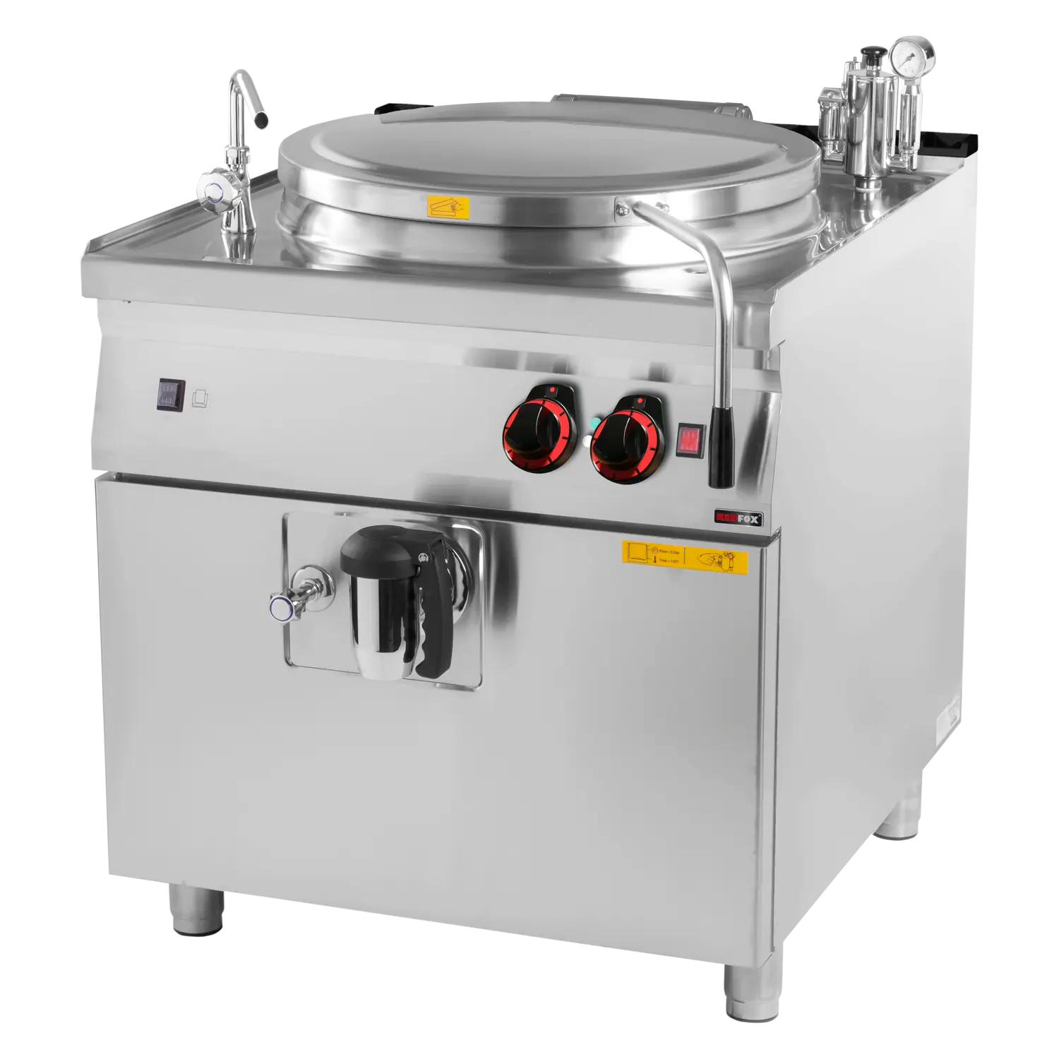 Boiling kettle gas indirect 100 l | REDFOX - BI 90/100 G