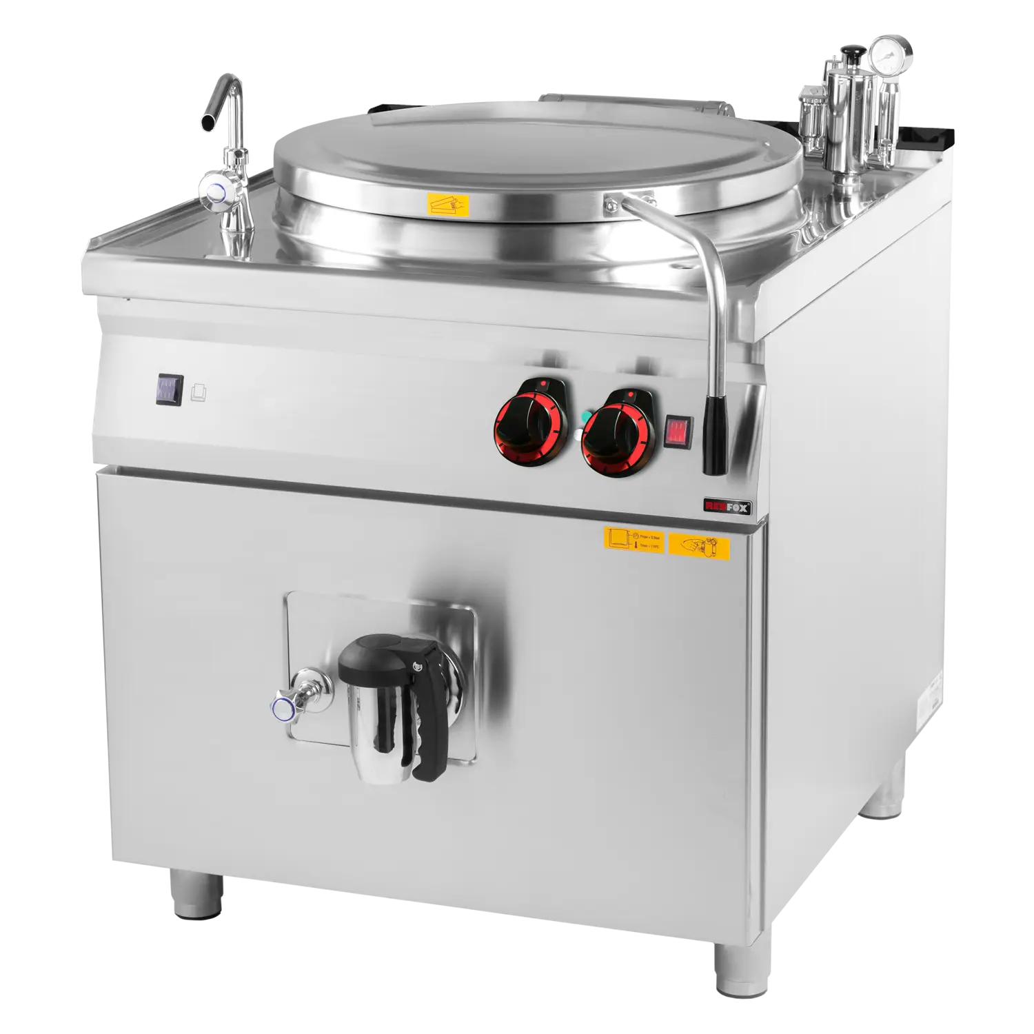Boiling kettle gas indirect 150 l | REDFOX - BI 90/150 G