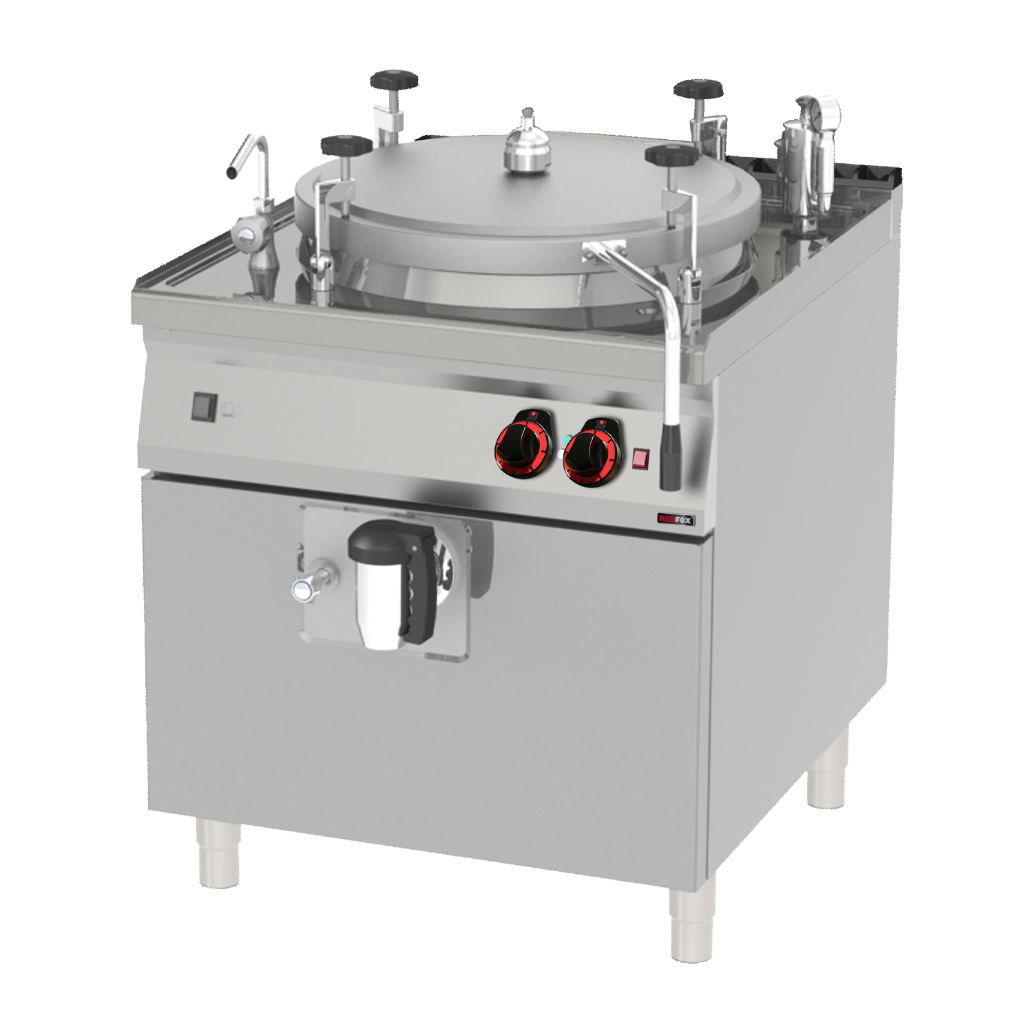 Boiling kettle gas indirect autoclave 100 l | REDFOX - BIA 90/100 G