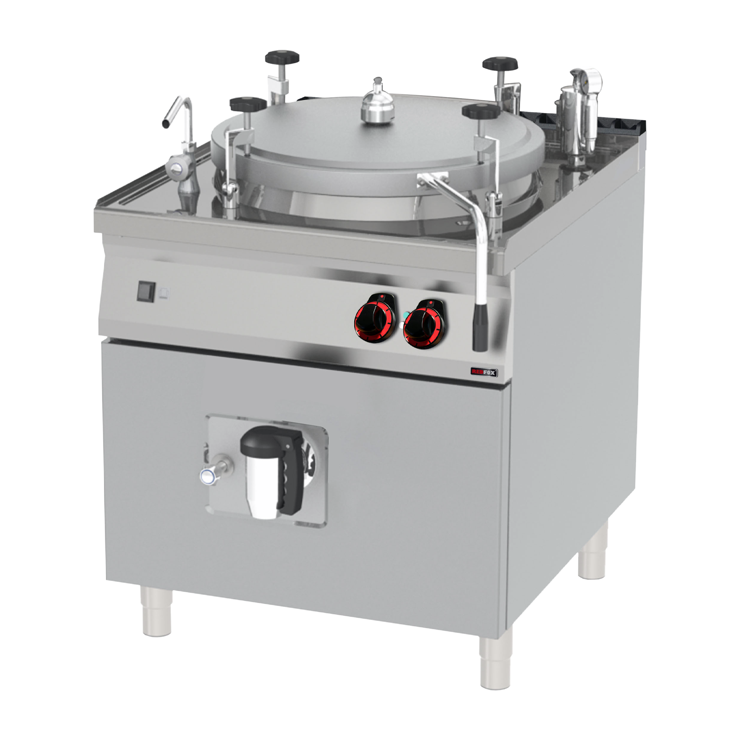 Boiling kettle electric indirect autoclave 150 l | REDFOX - BIA 90/150 E