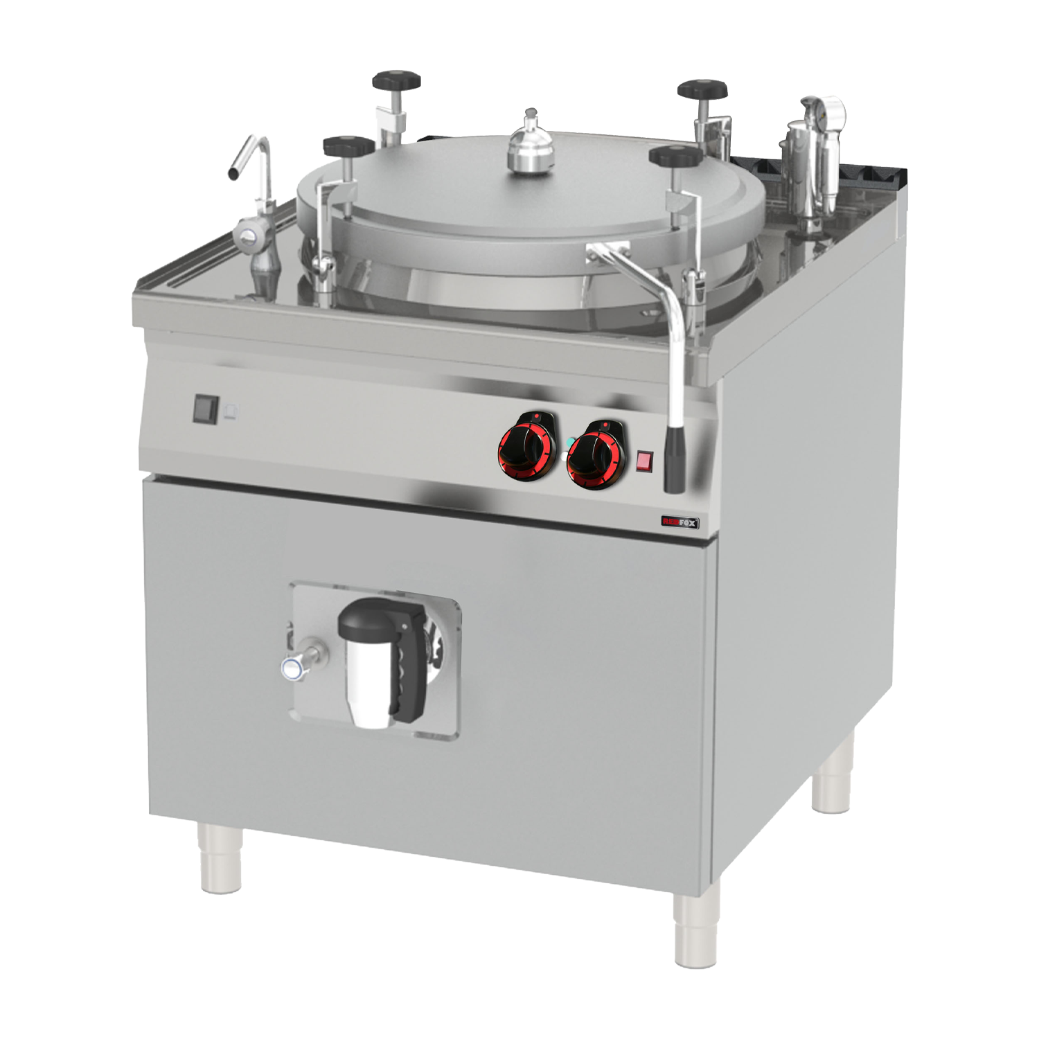Boiling kettle gas indirect autoclave 150 l | REDFOX - BIA 90/150 G