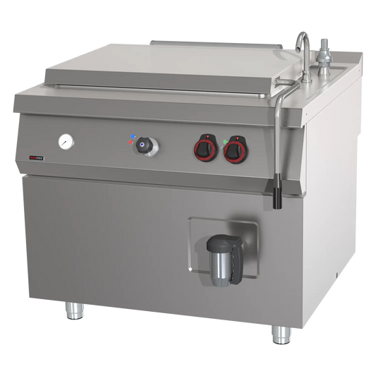 High-capacity boiling kettle electric indirect 200 l with automatic water charge | REDFOX - BIQ 90/100 200 E AWF