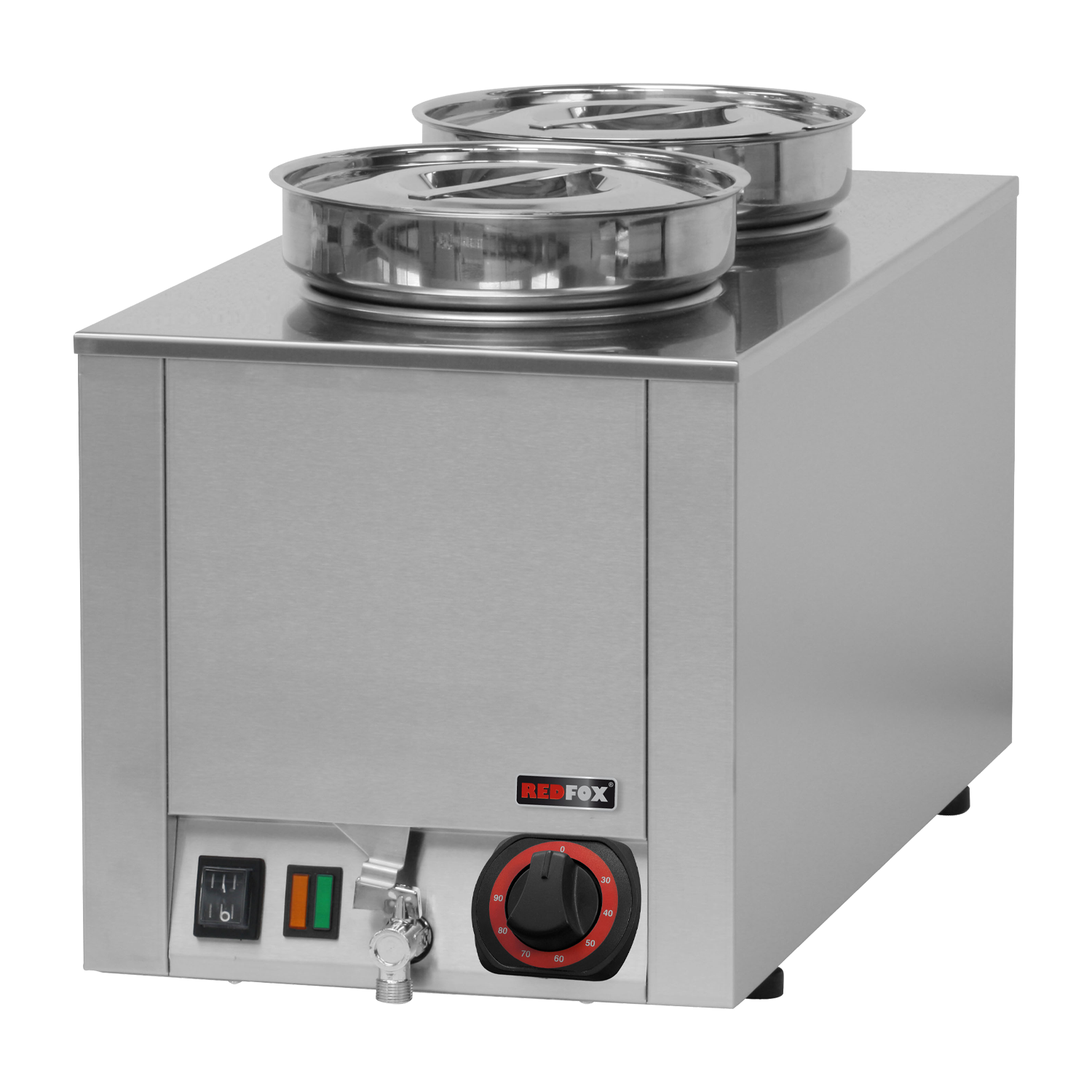 Bain Marie two containers wet | REDFOX - BM 02 W
