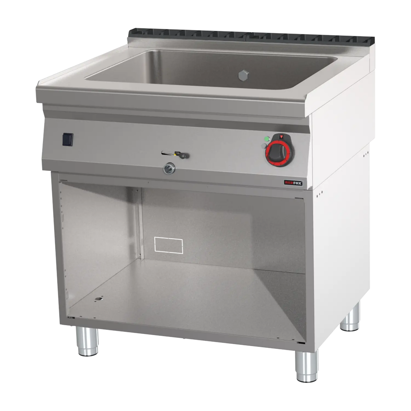 Bain marie electric GN 2/1 - 200 with cabinet  | REDFOX - BM 70/80 E