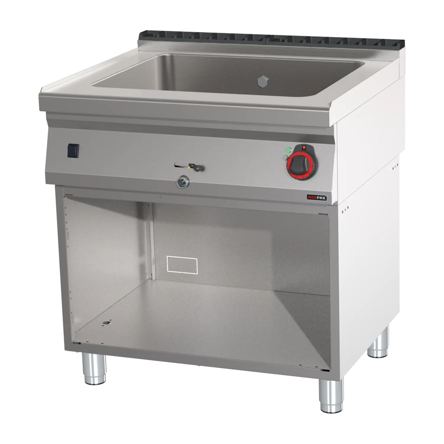 Bain marie electric GN 2/1 - 200 with cabinet  | REDFOX - BM 70/80 E
