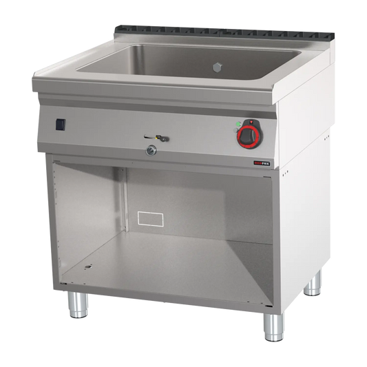 Bain marie electric GN 2/1 - 200 with cabinet  | REDFOX - BM 70/80 E