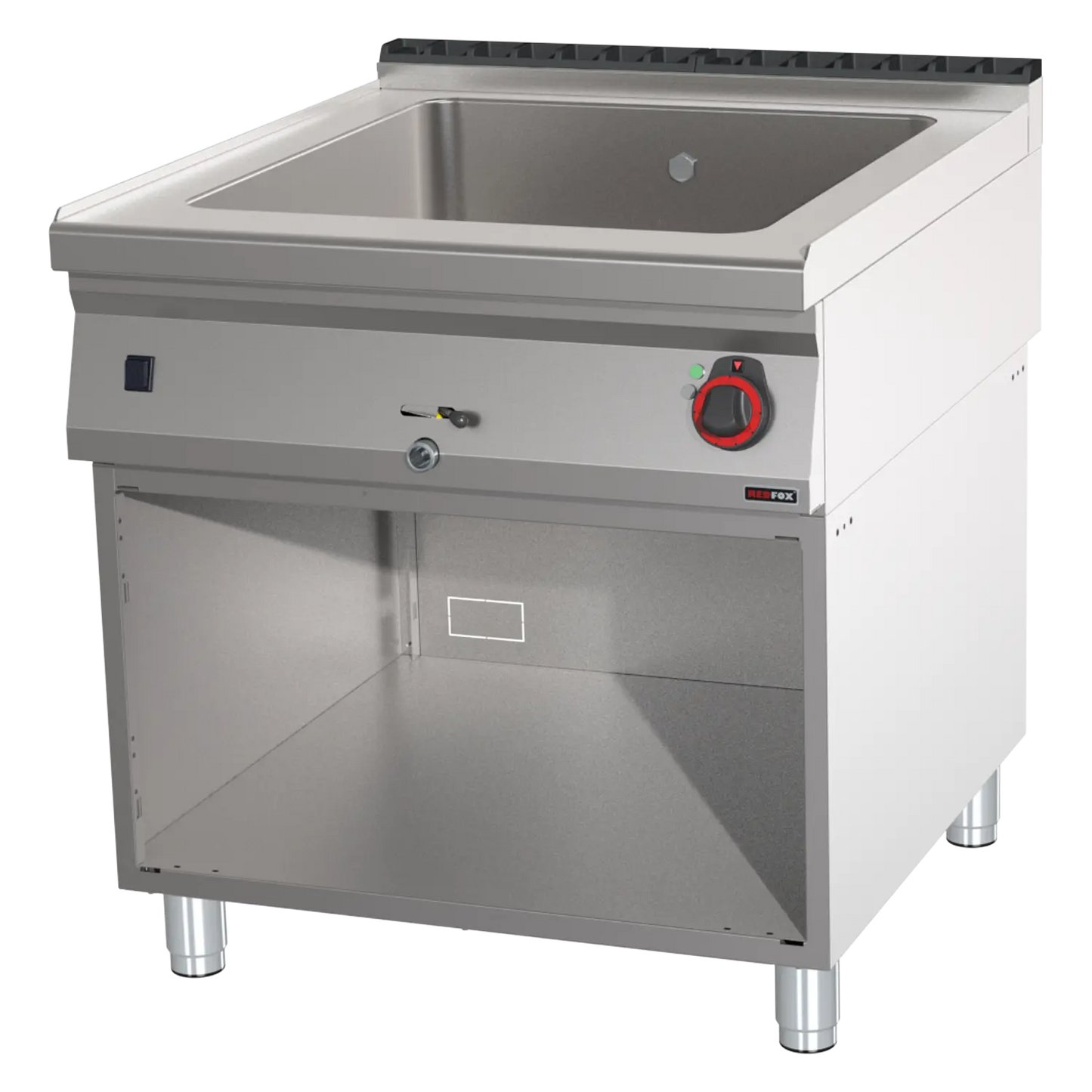 Bain marie electric GN 2/1 - 200 with cabinet  | REDFOX - BM 90/80 E