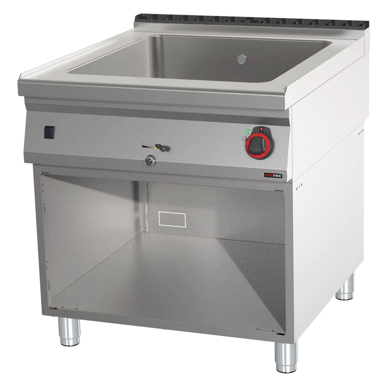 Bain marie electric GN 2/1 - 200 with cabinet  | REDFOX - BM 90/80 E