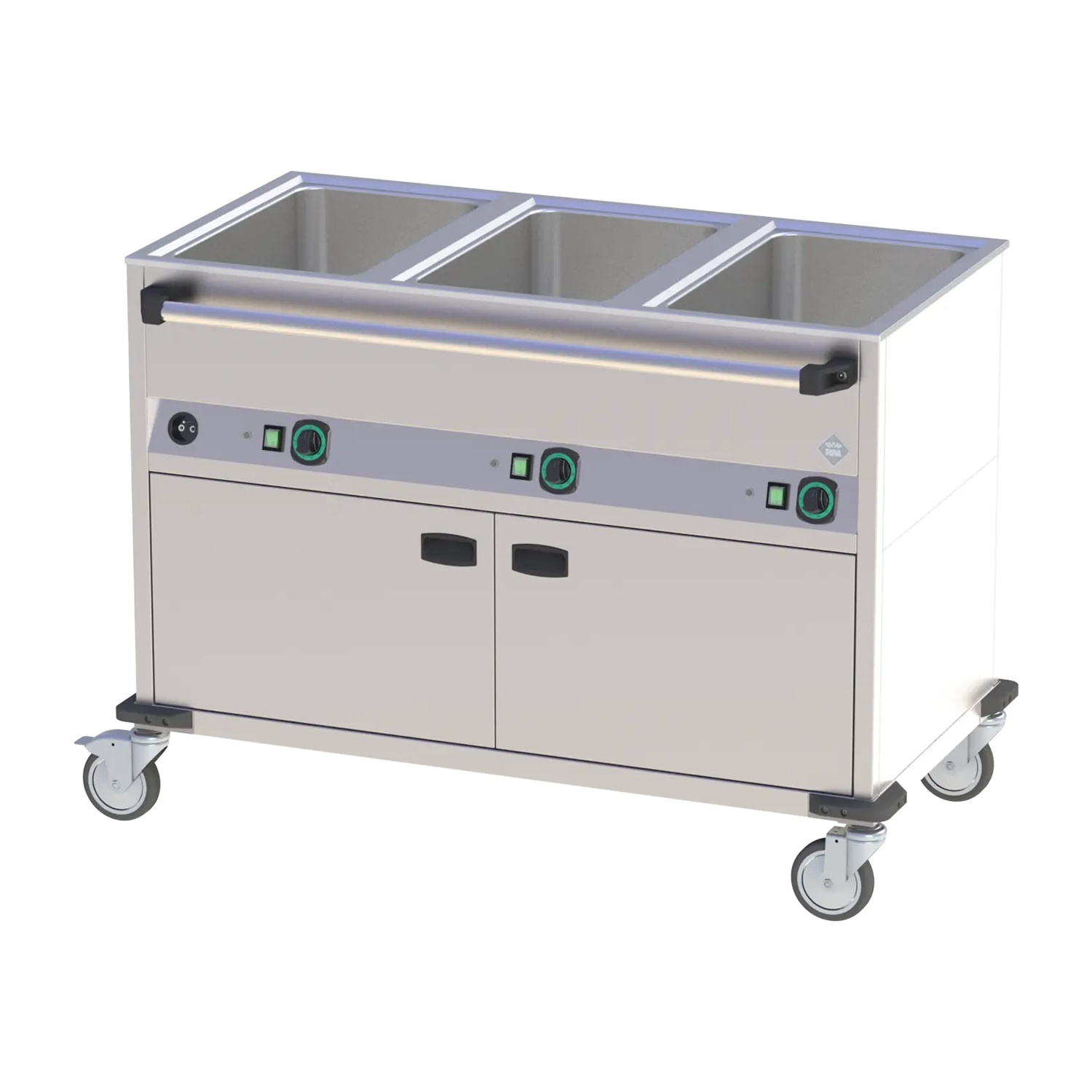Bain marie mobile cabinet long | RM - BMPD 3120 CS
