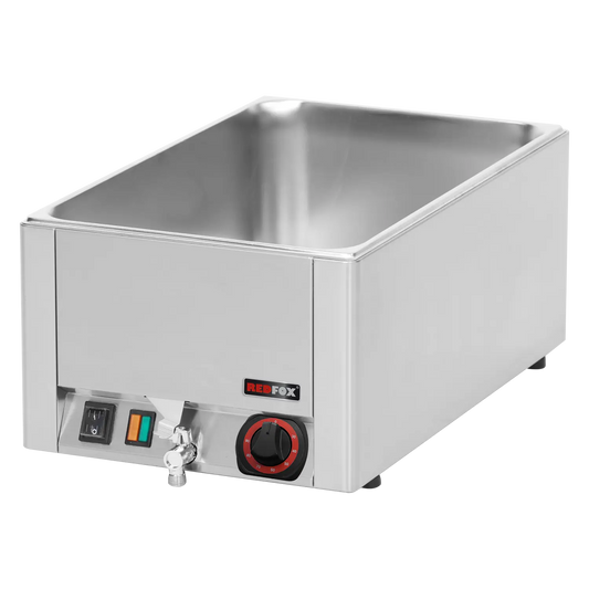 Bain marie electric GN 1/1 - 150 with drain tap | REDFOX - BMV 1115