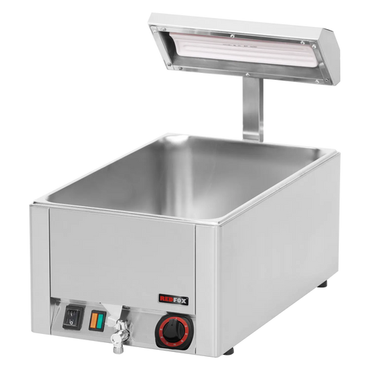 Chip scuttle heated from above and bellow ceramic heat lamp | REDFOX - BMV 1115 + IL3