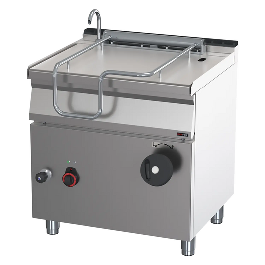 Tilting bratt pan manual electric 50 l steel compound bottom | REDFOX - BR 70/80 E