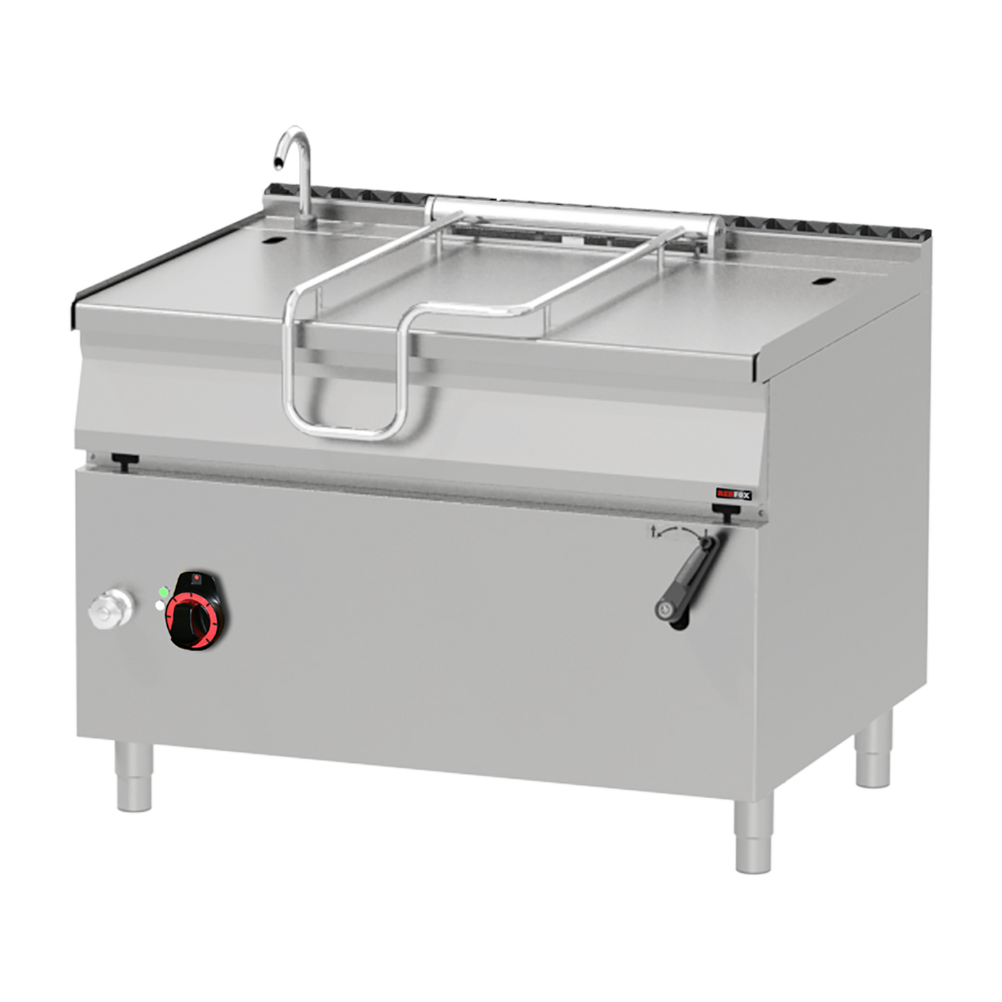 Tilting bratt pan electric nerez 120 l | REDFOX - BR 90/120 E/N