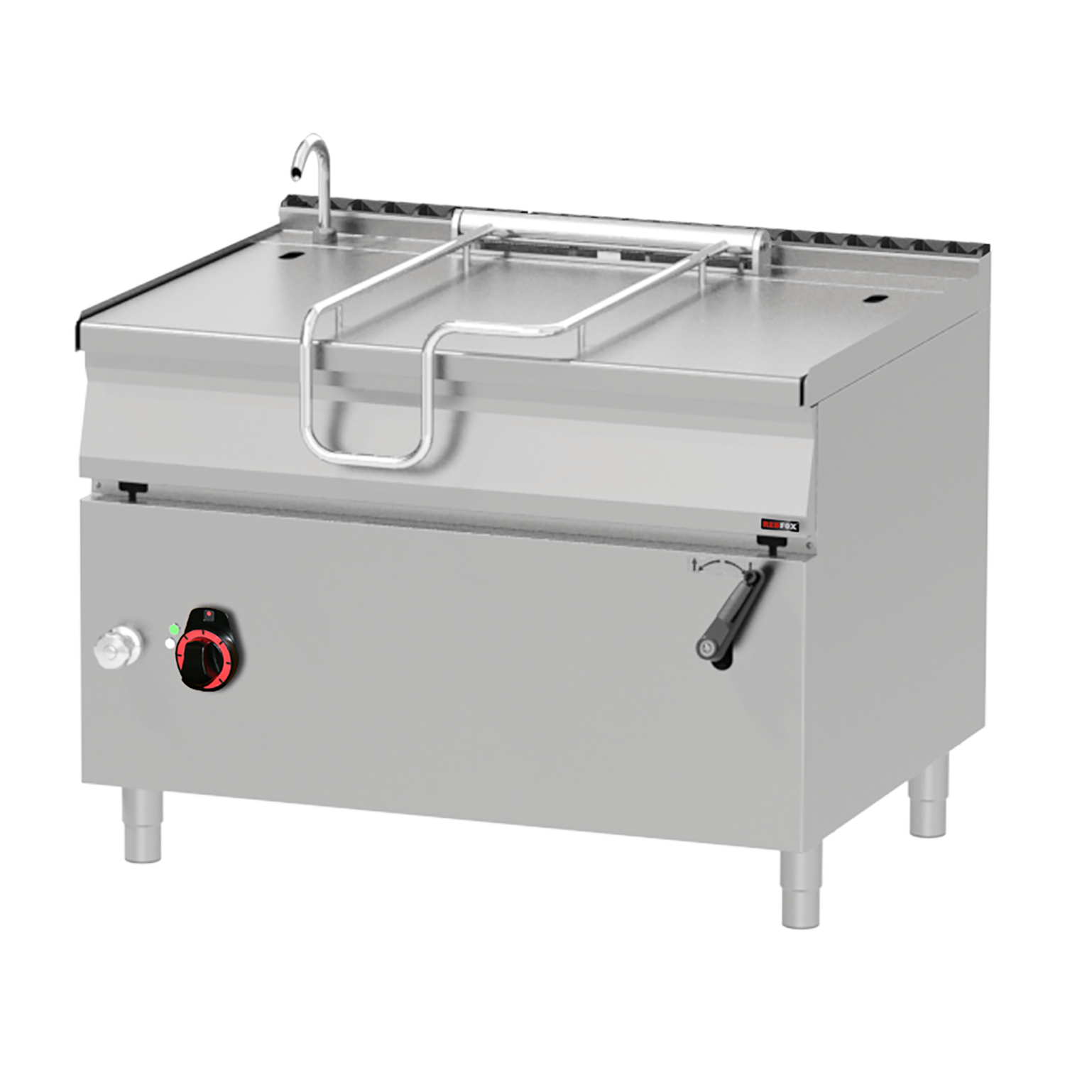 Tilting bratt pan electric nerez 120 l | REDFOX - BR 90/120 E/N