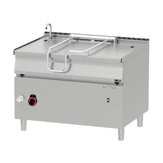 Automatic tilting pan electric 120 l with steel bottom | REDFOX - BRM 90/120 E