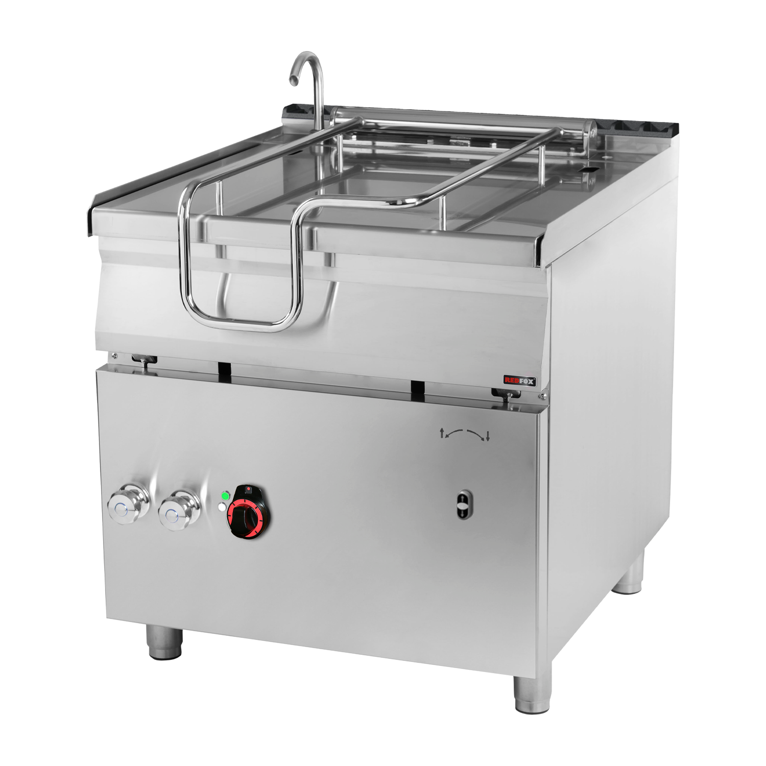 Tilting bratt pan electric motorized tilting | REDFOX - BRM 90/80 E