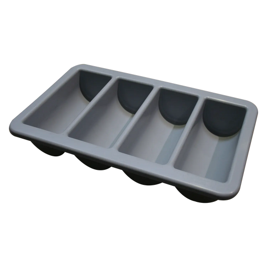 Cutlary container 4 compartments 50x25 | REDFOX - C 1304