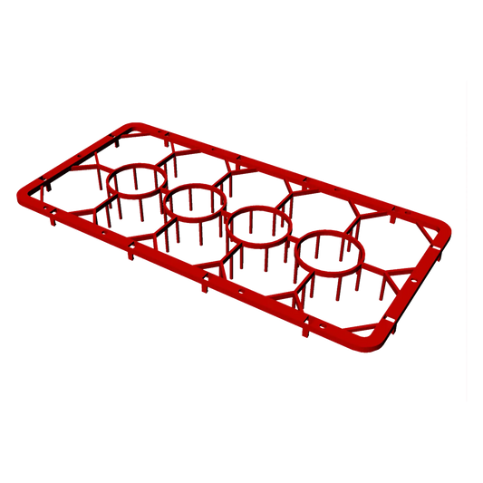 Green extender for trays 50x50x4 | REDFOX - C 1412