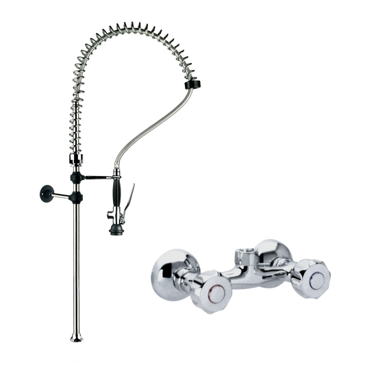 Shower with tap wall mounted | REDFOX - DOC 2+
