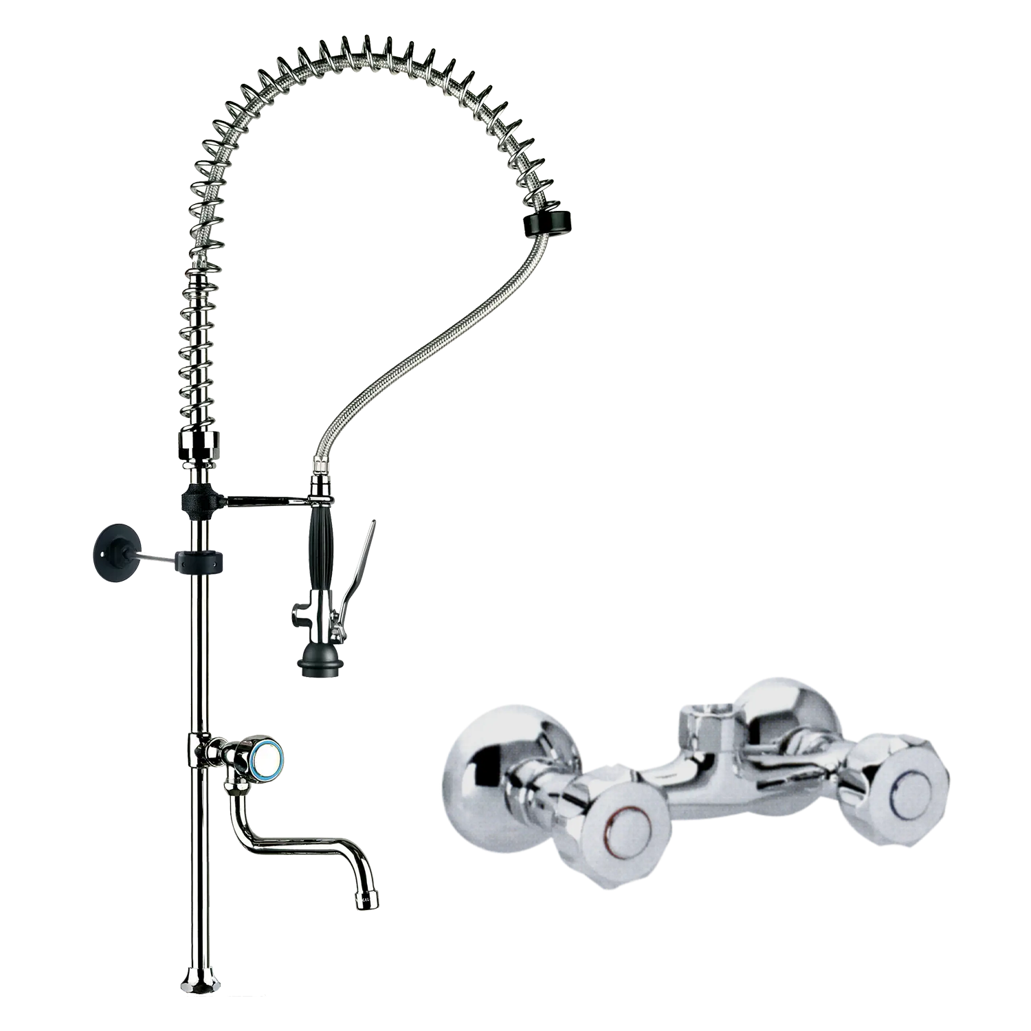 Shower with tap and spout wall mounted | REDFOX - DOC 4+