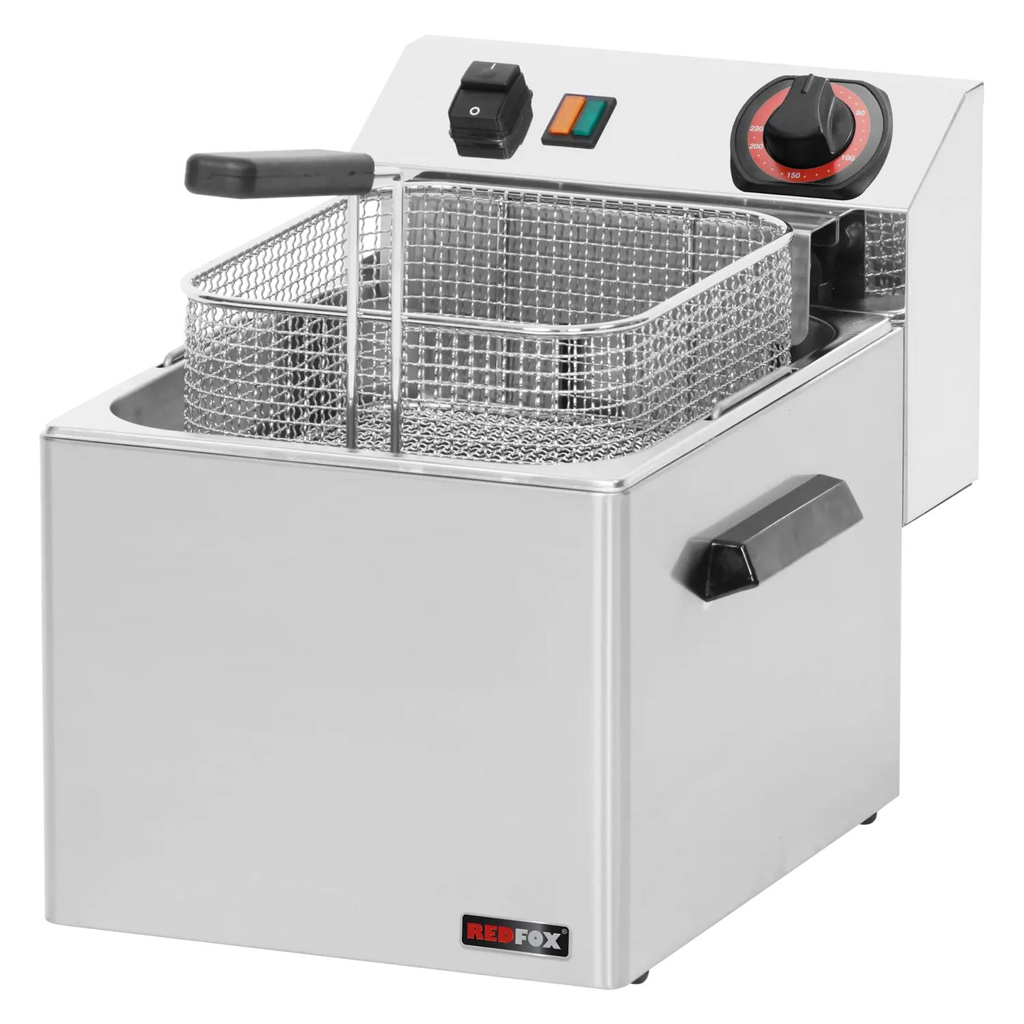 Electric fryer 0,38 kW/l, 8 l counter top 230 V | REDFOX - FE 07