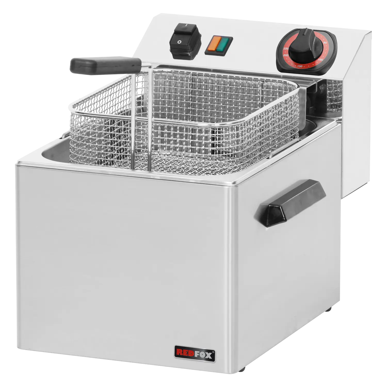 Electric fryer 0,38 kW/l, 8 l counter top 230 V | REDFOX - FE 07