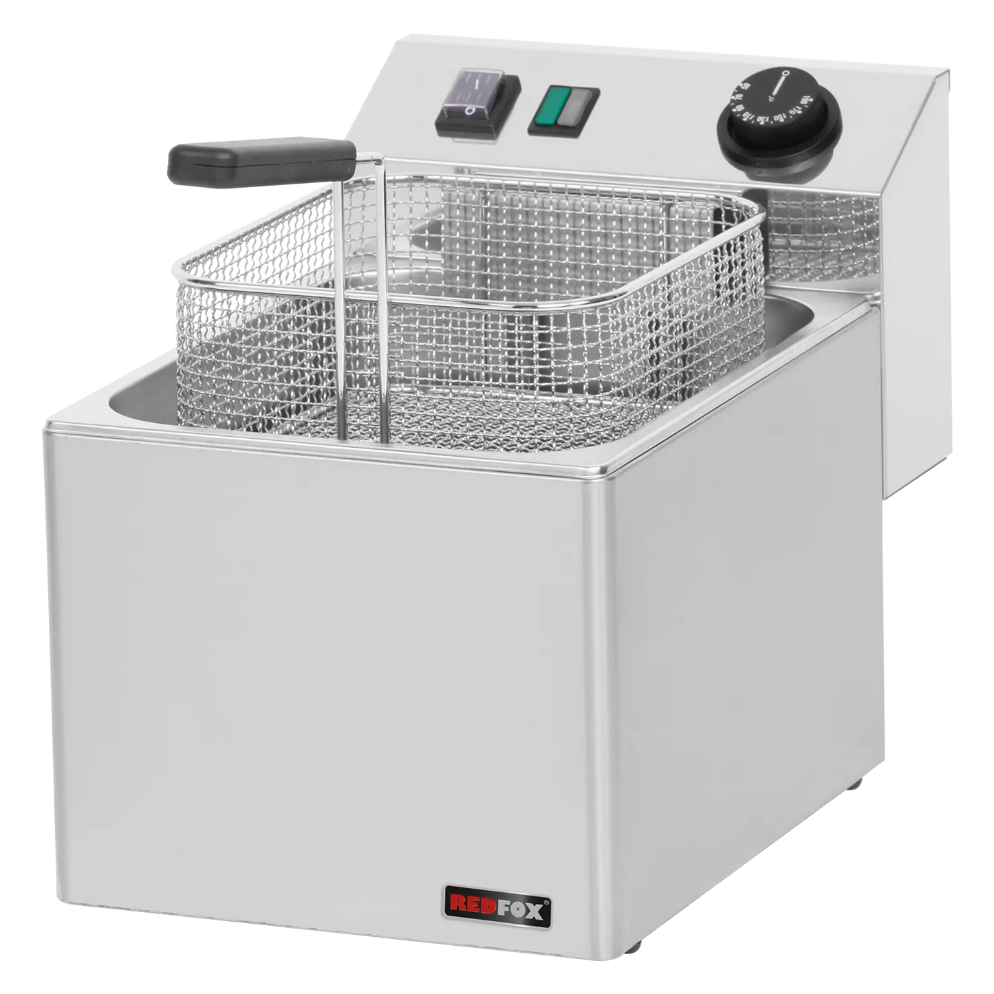 Electric fryer 0,38 kW/l, 8 l counter top 230 V | REDFOX - FE 07 E