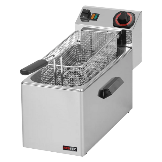 Fryer for fish electric 0,75 kW/l, 8 l counter top 230 V | REDFOX - FE 08