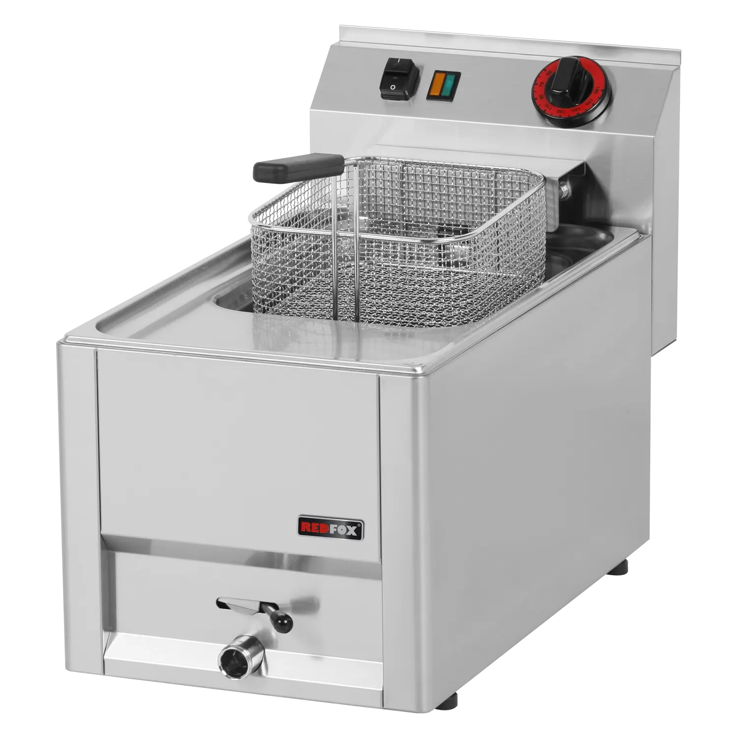 Electric fryer 0,38 kW/l, 8 l without cabinet 230 V | REDFOX - FE 30 EL