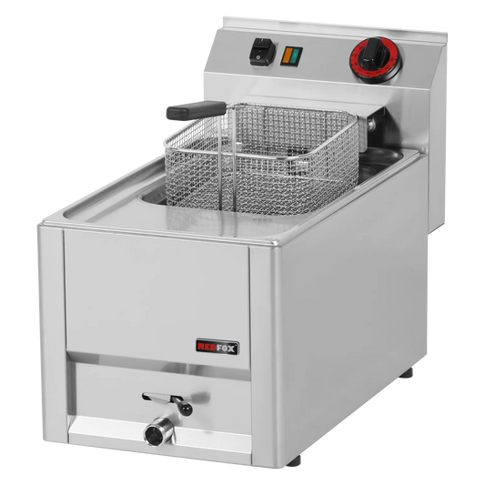 Electric fryer 0,38 kW/l, 8 l without cabinet 230 V | REDFOX - FE 30 EL