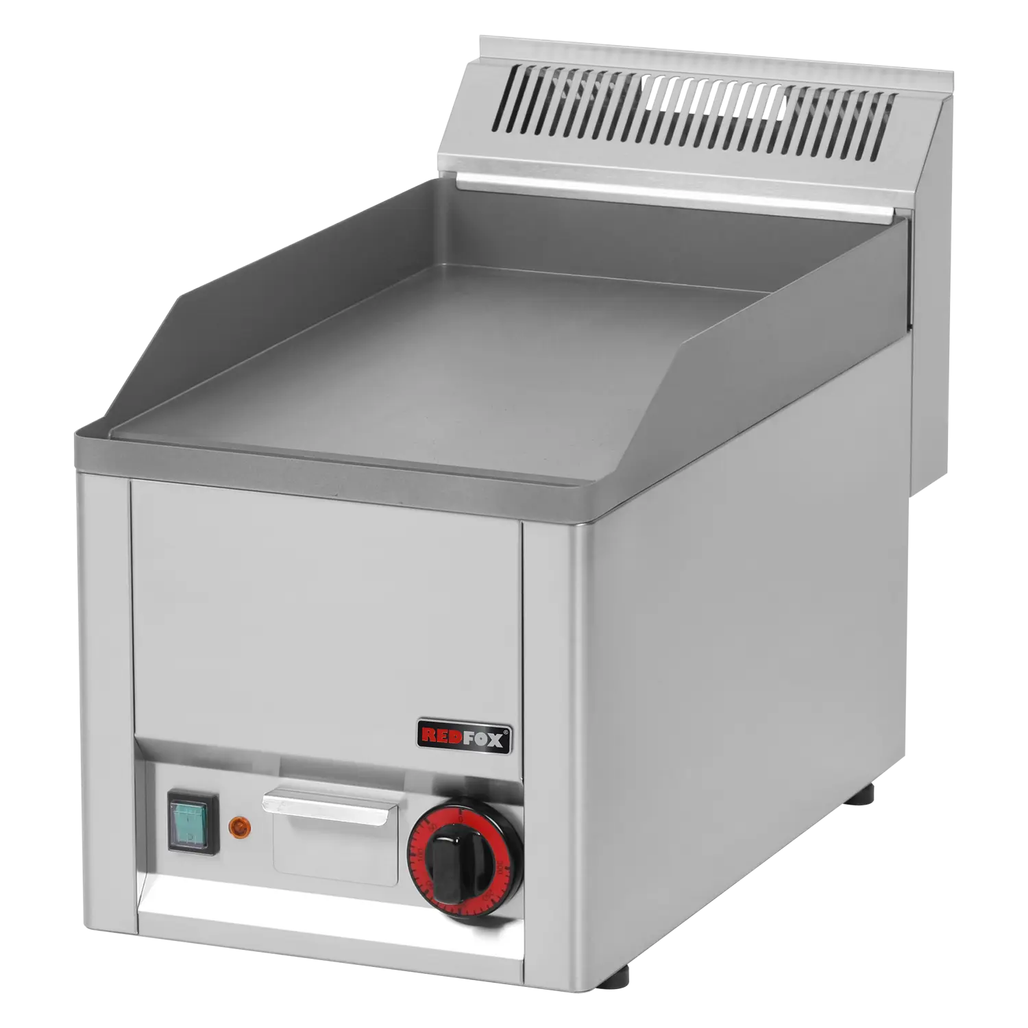 Fry-top griddle plate 32x48 electric smooth without cabinet 230 V | REDFOX - FTH 30 EL