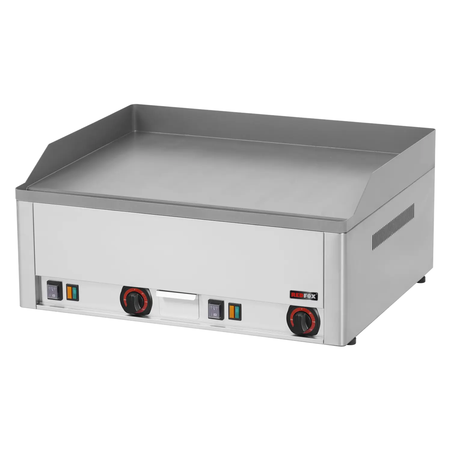 Fry-top griddle plate 65x48 electric smooth counter top 400 V | REDFOX - FTH 60 E