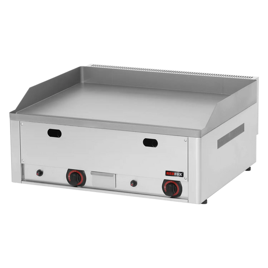 Fry-top griddle plate 65x48 gas smooth counter top | REDFOX - FTH 60 G