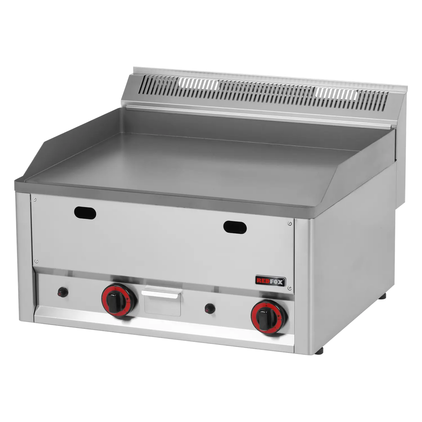 Fry-top griddle plate 65x48 gas smooth without cabinet | REDFOX - FTH 60 GL