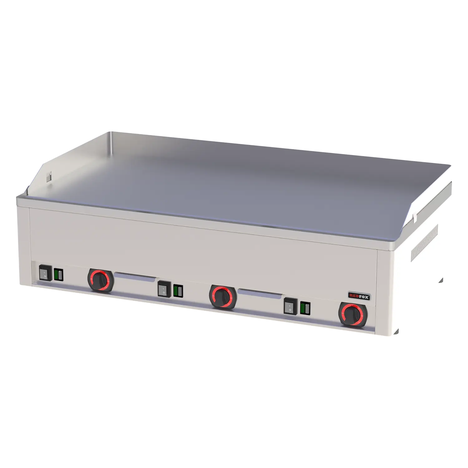 Fry-top griddle plate 97x48 electric smooth counter top 400 V | REDFOX - FTH 90 E