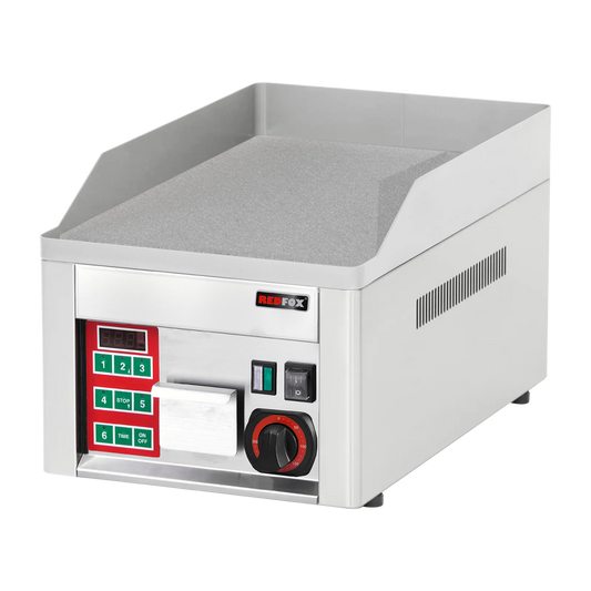 Smooth grill board durable chrom with digital timer | REDFOX - FTHC 30 ED