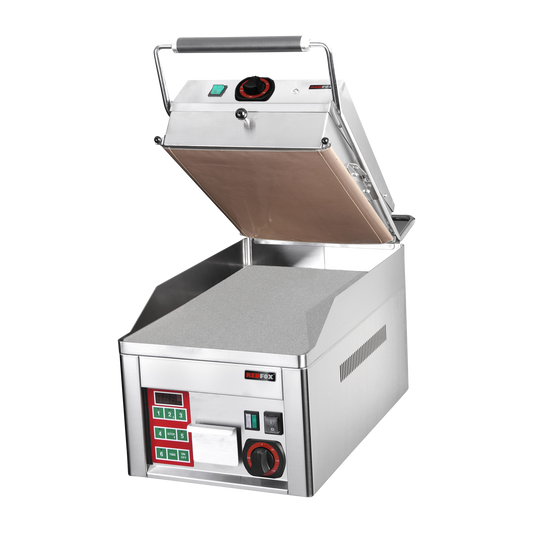 Grilling board electric smooth durable chrome with contact plate | REDFOX - FTHC 30 ED + KD 30 T